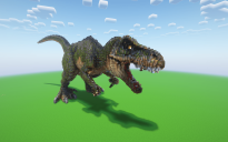 Minecraft Tyrannosaurus Rex Statue