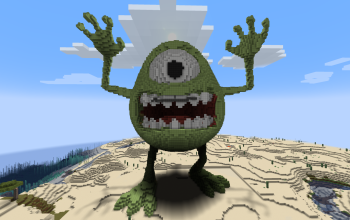 Mike Wazowski! Needs work, see description.