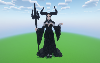 Minecraft Maleficent Statue