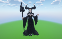 Minecraft Maleficent Statue