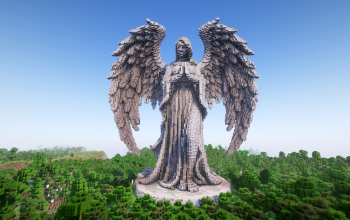 Minecraft Angel Statue V22