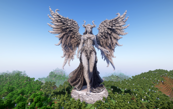 Minecraft Angel Statue V23 Free