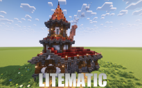 Medieval fantasy Blacksmith (Litematic)