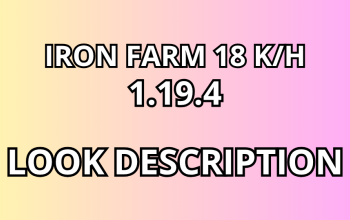 Iron Farm 18k/h - 1.19.4 - Look descripcion