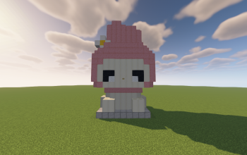 MyMelody Statue