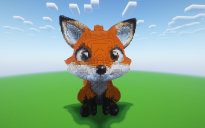 Minecraft Fox Statue ( FREE )