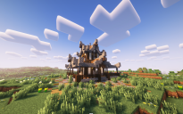🏠 Japanese-Style Survival House – Minecraft Schematic (1.20+)