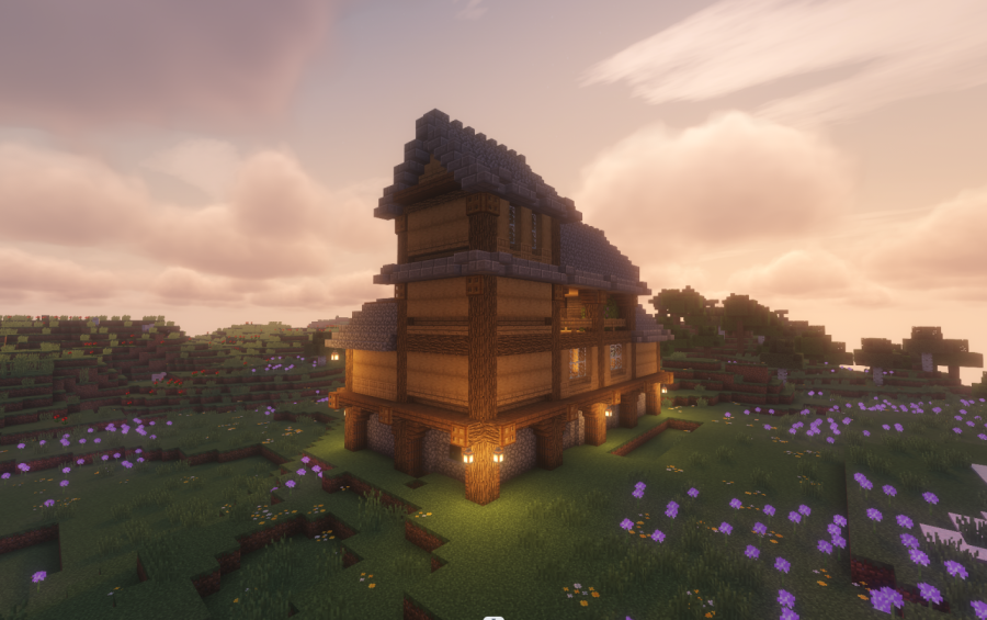 🏡 Rustic Survival Farmhouse – Minecraft Schematic (1.20+), creation #25677