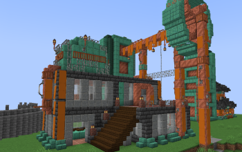 Steampunk building