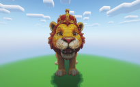 Minecraft Lion King Statue
