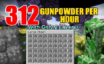 EASY Creeper Farm (2 layers) - NOT working, newest is on my profile