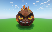 Minecraft Fireball Statue ( FREE )