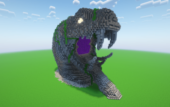 Minecraft Serpent Nether Portal Statue