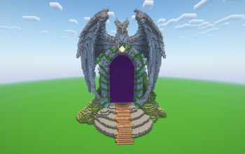 Minecraft Phoenix Nether Portal Statue