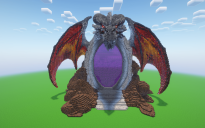 Minecraft Dragon Nether Portal Statue