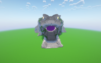 Minecraft Crocodile Nether Portal Statue