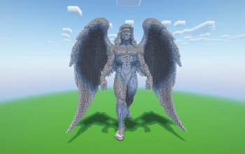 Minecraft Angel Statue ( FREE )