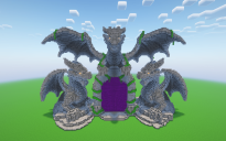 Minecraft Dragons Nether Portal Statue