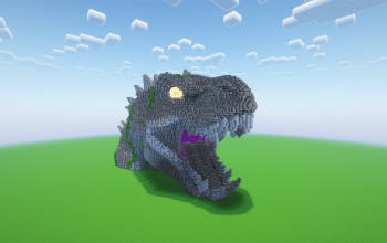 Minecraft Dragon Nether Portal Statue