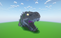 Minecraft Dragon Nether Portal Statue