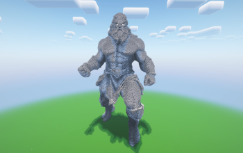 Minecraft Zeus Statue ( FREE )