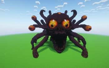 Minecraft Halloween Beholder Statue