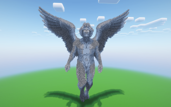 Minecraft Angel 2 Statue ( FREE )