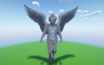 Minecraft Angel 2 Statue ( FREE )