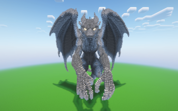 Minecraft Gargoyle Statue ( FREE )