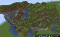 Mountain with Waterfalls