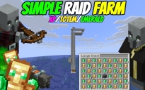 SIMPLE RAID FARM (Totems & Emeralds) 1.21+