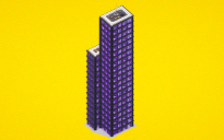 Modern purple palace