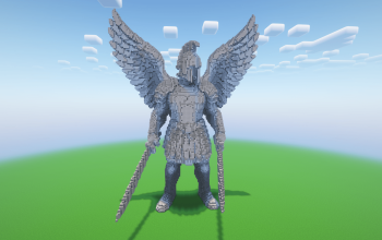 Minecraft Angel Gladiator Statue ( FREE )
