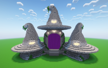 Minecraft Hats Nether Portal Statue