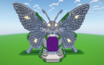 Minecraft Butterfly Nether Portal Statue