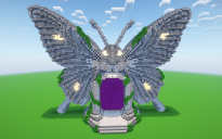 Minecraft Butterfly Nether Portal Statue