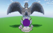 Minecraft Angel Nether Portal Statue