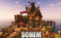 Medieval fishing docks (schem)