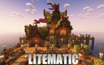 Medieval fishing docks (Litematic)