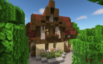 Half Timbered House #3 ⬇️(Java/Bedrock/Schematic/Litematic)