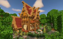 Fantasy Minecraft House - ⬇️ (Java/Bedrock/Schematic/Litematic)