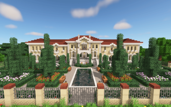 Italian Style Villa - (Java/Bedrock/Schematic)