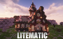 Cherry fantasy house (litematic)
