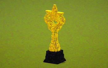 Gold trophy