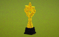 Gold trophy