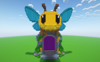Minecraft Bee Nether Portal Statue