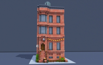 Brownstone Halloween House