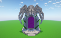 Minecraft Spider Nether Portal Statue