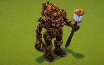 Old metal robot