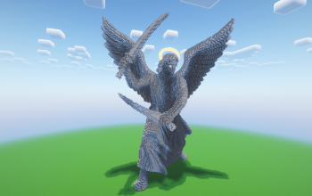 Minecraft Angel 6 Statue ( FREE )